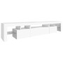 TV cabinet with white LED lights 215x36.5x40 cm by vidaXL, TV Furniture - Ref: Foro24-3152794, Price: 192,38 €, Discount: %