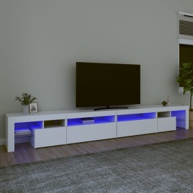 Mueble de TV con luces LED blanco 290x36,5x40 cm de vidaXL, Muebles TV - Ref: Foro24-3152802, Precio: 233,94 €, Descuento: %