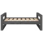 Massivholz-Hundebett aus grauer Kiefer 75,5x55,5x28 cm von vidaXL, Betten für Hunde - Ref: Foro24-821479, Preis: 45,21 €, Rab...