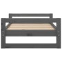 Solid pine wood dog bed in gray, 75.5x55.5x28 cm by vidaXL, Beds for dogs - Ref: Foro24-821479, Price: 44,99 €, Discount: %