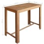 Solid acacia wood bar table and 5 chairs set by vidaXL, Furniture sets for kitchens and dining rooms - Ref: Foro24-246669, Pr...