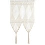 Macrame cotton curtain 140x240 cm by vidaXL, Curtains and curtains - Ref: Foro24-323978, Price: 49,77 €, Discount: %