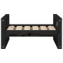 Dog bed solid black pine wood 55.5x45.5x28 cm by vidaXL, Beds for dogs - Ref: Foro24-821471, Price: 36,99 €, Discount: %