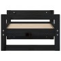 Cama para perros madera maciza de pino negro 55,5x45,5x28 cm de vidaXL, Camas para perros - Ref: Foro24-821471, Precio: 36,00...