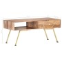 Mesa de centro de madera maciza de sheesham 95x50x42 cm de vidaXL, Mesas de centro - Ref: Foro24-286149, Precio: 118,99 €, De...