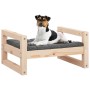 Cama para perros madera maciza de pino 55,5x45,5x28 cm de vidaXL, Camas para perros - Ref: Foro24-821467, Precio: 37,99 €, De...