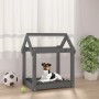 Cama para perros madera maciza de pino gris 61x50x70 cm de vidaXL, Camas para perros - Ref: Foro24-822199, Precio: 39,57 €, D...