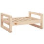 Cama para perros madera maciza de pino 65,5x50,5x28 cm de vidaXL, Camas para perros - Ref: Foro24-821472, Precio: 40,99 €, De...