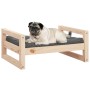 Cama para perros madera maciza de pino 65,5x50,5x28 cm de vidaXL, Camas para perros - Ref: Foro24-821472, Precio: 40,99 €, De...