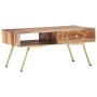 Mesa de centro de madera maciza de sheesham 95x50x42 cm de vidaXL, Mesas de centro - Ref: Foro24-286149, Precio: 118,99 €, De...