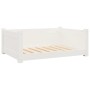 Solid white pine wood dog bed 75.5x55.5x28 cm by vidaXL, Beds for dogs - Ref: Foro24-821453, Price: 66,72 €, Discount: %