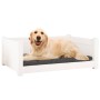 Solid white pine wood dog bed 75.5x55.5x28 cm by vidaXL, Beds for dogs - Ref: Foro24-821453, Price: 66,72 €, Discount: %