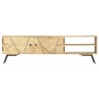 Solid mango wood TV cabinet 140x30x40 cm by vidaXL, TV Furniture - Ref: Foro24-286152, Price: 207,99 €, Discount: %