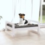 Cama para perros madera maciza de pino blanco 55,5x45,5x28 cm de vidaXL, Camas para perros - Ref: Foro24-821468, Precio: 43,8...