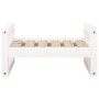 Cama para perros madera maciza de pino blanco 55,5x45,5x28 cm de vidaXL, Camas para perros - Ref: Foro24-821468, Precio: 43,8...