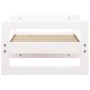 Cama para perros madera maciza de pino blanco 55,5x45,5x28 cm de vidaXL, Camas para perros - Ref: Foro24-821468, Precio: 43,8...