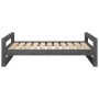 Cama para perros madera maciza de pino gris 95,5x65,5x28 cm de vidaXL, Camas para perros - Ref: Foro24-821484, Precio: 60,08 ...