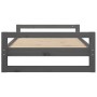 Cama para perros madera maciza de pino gris 95,5x65,5x28 cm de vidaXL, Camas para perros - Ref: Foro24-821484, Precio: 60,08 ...