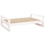 Dog bed solid white pine wood 95.5x65.5x28 cm by vidaXL, Beds for dogs - Ref: Foro24-821483, Price: 73,08 €, Discount: %