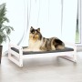 Dog bed solid white pine wood 95.5x65.5x28 cm by vidaXL, Beds for dogs - Ref: Foro24-821483, Price: 73,08 €, Discount: %