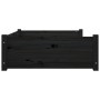 Cama para perros madera maciza de pino negro 105,5x75,5x28 cm de vidaXL, Camas para perros - Ref: Foro24-821466, Precio: 119,...