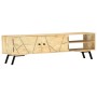 Solid mango wood TV cabinet 140x30x40 cm by vidaXL, TV Furniture - Ref: Foro24-286152, Price: 207,99 €, Discount: %