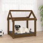 Cama para perros madera maciza pino marrón miel 71x55x70 cm de vidaXL, Camas para perros - Ref: Foro24-822205, Precio: 45,01 ...