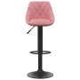 Küchenhocker 2 Einheiten rosa Samt von vidaXL, Küchenhocker - Ref: Foro24-335354, Preis: 134,99 €, Rabatt: %