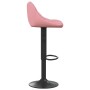 Küchenhocker 2 Einheiten rosa Samt von vidaXL, Küchenhocker - Ref: Foro24-335354, Preis: 134,99 €, Rabatt: %