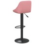 Küchenhocker 2 Einheiten rosa Samt von vidaXL, Küchenhocker - Ref: Foro24-335354, Preis: 134,99 €, Rabatt: %