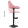 Küchenhocker 2 Einheiten rosa Samt von vidaXL, Küchenhocker - Ref: Foro24-335354, Preis: 134,99 €, Rabatt: %