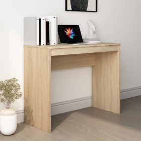 Oak plywood desk 90x40x72 cm by vidaXL, Desks - Ref: Foro24-800381, Price: 34,82 €, Discount: %