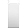 Black glass and aluminum door mirror 40x100 cm by vidaXL, Mirrors - Ref: Foro24-327408, Price: 54,99 €, Discount: %