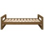 Cama para perros madera maciza pino marrón miel 95,5x65,5x28 cm de vidaXL, Camas para perros - Ref: Foro24-821485, Precio: 54...