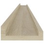 Wall shelves 4 units Sonoma oak 115x9x3 cm by vidaXL, Shelves and shelves - Ref: Foro24-326688, Price: 47,18 €, Discount: %