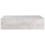 Wall shelf with gray concrete MDF drawer 40x23.5x10 cm by vidaXL, Shelves and shelves - Ref: Foro24-330251, Price: 33,01 €, D...