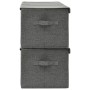 Storage boxes 2 units anthracite gray fabric 50x30x25 cm by vidaXL, Storage baskets - Ref: Foro24-332913, Price: 32,28 €, Dis...