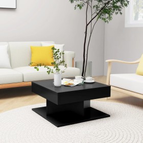 Mesa de centro madera contrachapada negro 57x57x30 cm de vidaXL, Mesas de centro - Ref: Foro24-808369, Precio: 53,99 €, Descu...