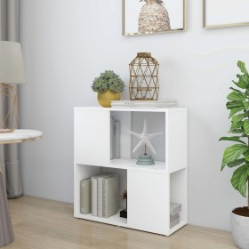 White plywood bookcase shelf 60x24x63 cm by vidaXL, Bookcases and shelves - Ref: Foro24-809062, Price: 32,99 €, Discount: %