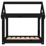 Dog bed solid black pine wood 71x55x70 cm by vidaXL, Beds for dogs - Ref: Foro24-822206, Price: 47,99 €, Discount: %