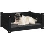 Hundebett aus massivem Schwarzkiefernholz 65,5x50,5x28 cm von vidaXL, Betten für Hunde - Ref: Foro24-821451, Preis: 58,46 €, ...