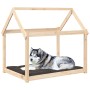 Cama para perros madera maciza de pino 111x80x100 cm de vidaXL, Camas para perros - Ref: Foro24-822217, Precio: 82,75 €, Desc...