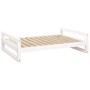 Cama para perros madera maciza de pino blanco 105,5x75,5x28 cm de vidaXL, Camas para perros - Ref: Foro24-821488, Precio: 77,...