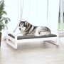 Cama para perros madera maciza de pino blanco 105,5x75,5x28 cm de vidaXL, Camas para perros - Ref: Foro24-821488, Precio: 77,...