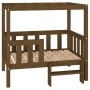 Cama para perros madera maciza pino marrón miel 95,5x73,5x90 cm de vidaXL, Camas para perros - Ref: Foro24-822385, Precio: 90...