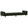 Sofá cama de 2 plazas terciopelo verde oscuro de vidaXL, Sofás - Ref: Foro24-337312, Precio: 205,81 €, Descuento: %