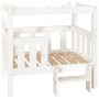 Cama para perros madera maciza de pino blanco 75,5x63,5x70 cm de vidaXL, Camas para perros - Ref: Foro24-822378, Precio: 96,7...