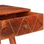 Solid acacia wood console table 90x35x76 cm by vidaXL, Side tables - Ref: Foro24-286174, Price: 153,49 €, Discount: %