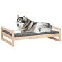 Massivholz Kiefer Hundebett 105,5x75,5x28 cm von vidaXL, Betten für Hunde - Ref: Foro24-821487, Preis: 72,89 €, Rabatt: %