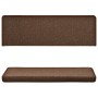 Stair tread mats 15 pcs brown 65x21x4 cm by vidaXL, Stair mats - Ref: Foro24-134571, Price: 52,76 €, Discount: %